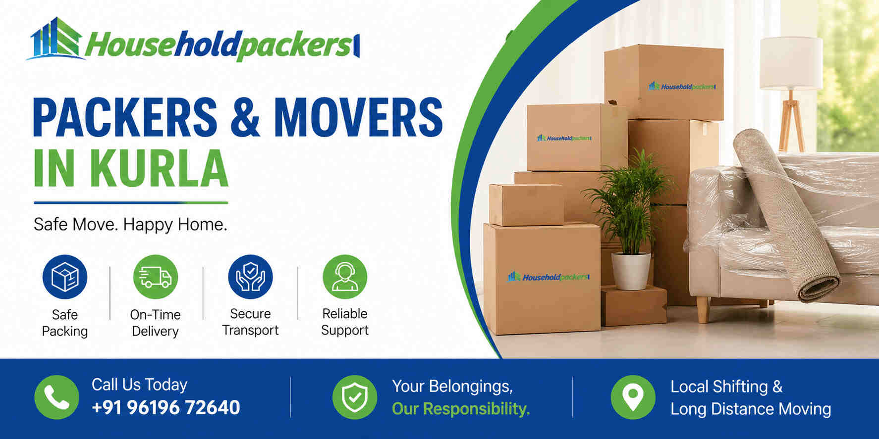Packers and Movers in Kurla | Safe, Fast & Hassle-Free Relocation Services